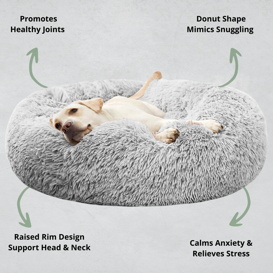 PawDonut™ - Original Calming Dog Bed